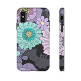 Floral Bat Tough Phone Case