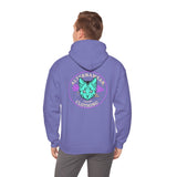 Alternawear Oval Tattoo Cat Unisex Heavy Blend™ Hooded Sweatshirt