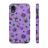 Retro Old School Lilac Tattoo Tough Cases