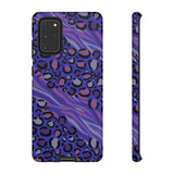 Purple Animal Print Tough Phone Case