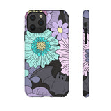 Floral Bat Tough Phone Case