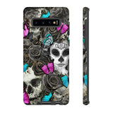 Day of the Dead Rose Lady Tough Phone Cases