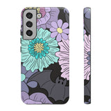 Floral Bat Tough Phone Case