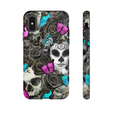 Day of the Dead Rose Lady Tough Phone Cases