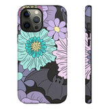 Floral Bat Tough Phone Case