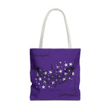 Purple Moth Tattoo Tote Bag