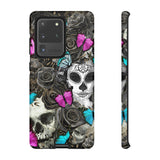 Day of the Dead Rose Lady Tough Phone Cases