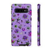 Retro Old School Lilac Tattoo Tough Cases