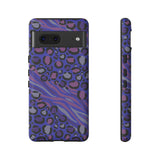 Purple Animal Print Tough Phone Case