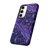 Purple Animal Print Tough Phone Case