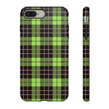 Green Tartan Goth Tough Phone Case