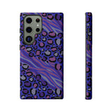 Purple Animal Print Tough Phone Case