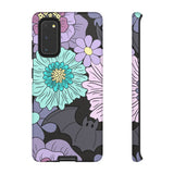 Floral Bat Tough Phone Case