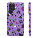Retro Old School Lilac Tattoo Tough Cases