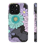 Floral Bat Tough Phone Case