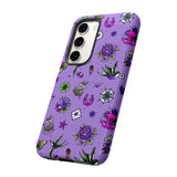 Retro Old School Lilac Tattoo Tough Cases