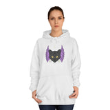 Winged Cat Alternawear Unisex College Hoodie