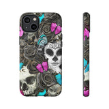 Day of the Dead Rose Lady Tough Phone Cases