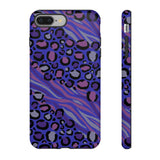 Purple Animal Print Tough Phone Case