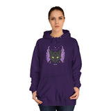 Winged Cat Alternawear Unisex College Hoodie