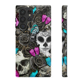 Day of the Dead Rose Lady Tough Phone Cases