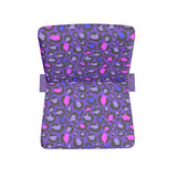 Purple Leopard Print Occasional Chair