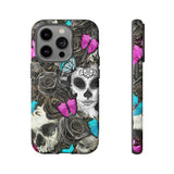 Day of the Dead Rose Lady Tough Phone Cases