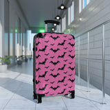 Pink Bat Print Pastel Goth Suitcase