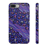 Purple Animal Print Tough Phone Case