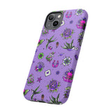 Retro Old School Lilac Tattoo Tough Cases
