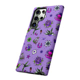 Retro Old School Lilac Tattoo Tough Cases