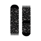 Bat Moon Crew Socks — Halloween Bat Pattern Sublimation Socks