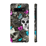 Day of the Dead Rose Lady Tough Phone Cases