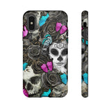 Day of the Dead Rose Lady Tough Phone Cases