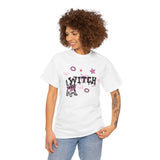 Rebel Witch Tee – For Spooky Cat Girls - Heavy Cotton Tee