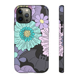 Floral Bat Tough Phone Case