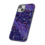 Purple Animal Print Tough Phone Case