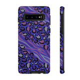 Purple Animal Print Tough Phone Case