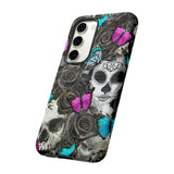 Day of the Dead Rose Lady Tough Phone Cases