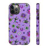 Retro Old School Lilac Tattoo Tough Cases