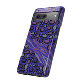 Purple Animal Print Tough Phone Case