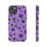 Retro Old School Lilac Tattoo Tough Cases