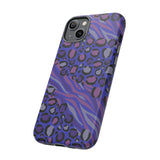 Purple Animal Print Tough Phone Case