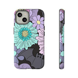 Floral Bat Tough Phone Case