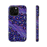 Purple Animal Print Tough Phone Case