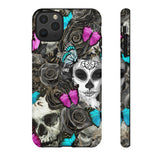 Day of the Dead Rose Lady Tough Phone Cases