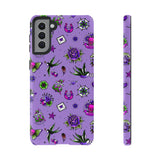 Retro Old School Lilac Tattoo Tough Cases