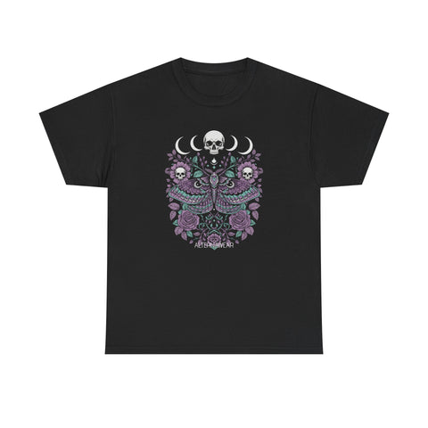 Skull Moth Unisex Heavy Cotton Tee