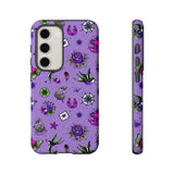 Retro Old School Lilac Tattoo Tough Cases