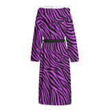 Pink Zebra Print Dressing Gown